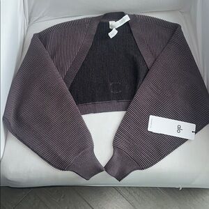 LIMITED EDITION ALO DENIM KNIT SHAWL
